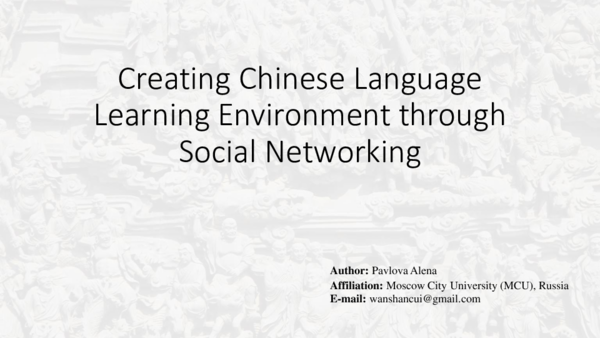 (PPT) Creating language learning environment in social media