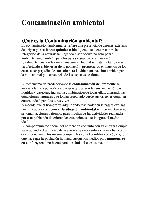 (DOC) Contaminación ambiental ¿Qué es la Contaminación ambiental Edú Correa Academia.edu (DOC) Contaminación ambiental ¿Qué es la Contaminación ambiental Edú Correa Academia.edu