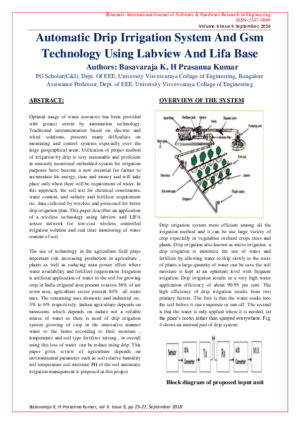 (PDF) Automatic Drip Irrigation System And Gsm Technology Using Labview ...