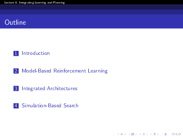 (PDF) Integrating Learning and Planning