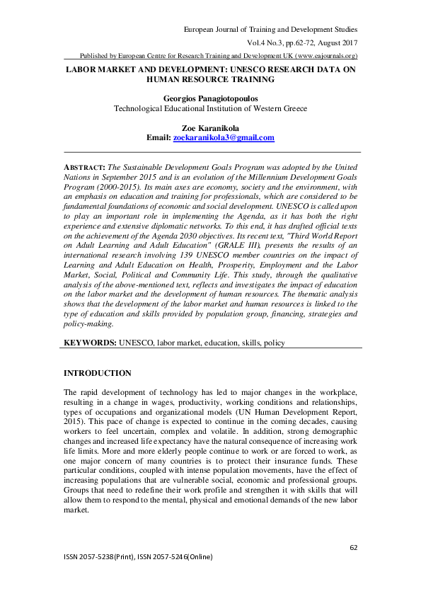 Education research and foresight working papers image