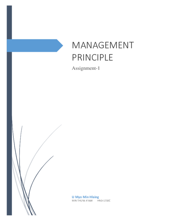 (DOC) Management assignment 1 MTYK