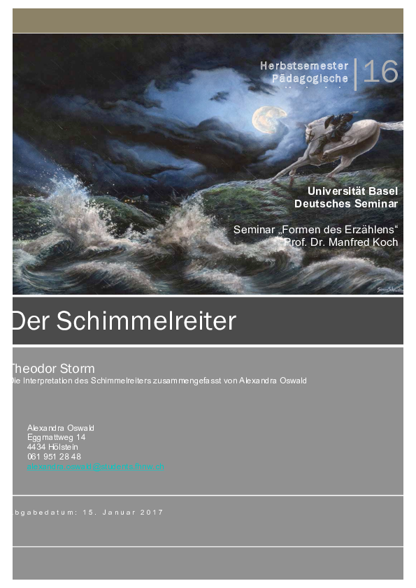 (PDF) Der Schimmelreiter