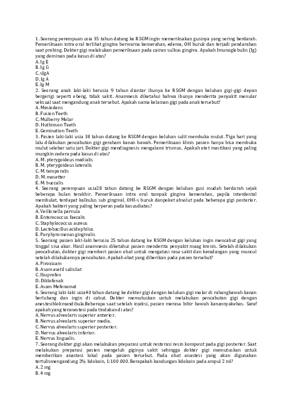 Contoh Soal Ukmp2dg Pdf