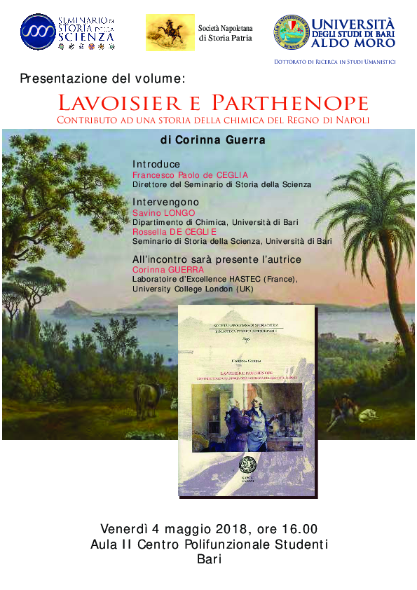 (PDF) Presentazione "Lavoisier e Parthenope" Corinna Guerra