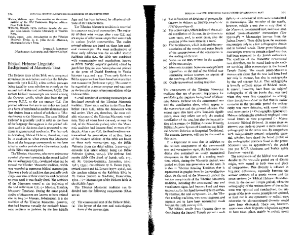 (PDF) Geoffrey Khan, “Biblical Hebrew: Linguistic background of ...