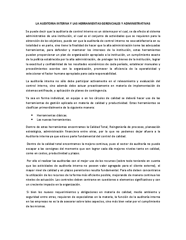 Auditoria interna essay picture
