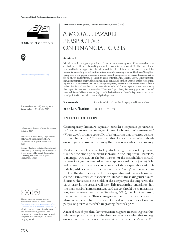 Moral hazard essay 07 image