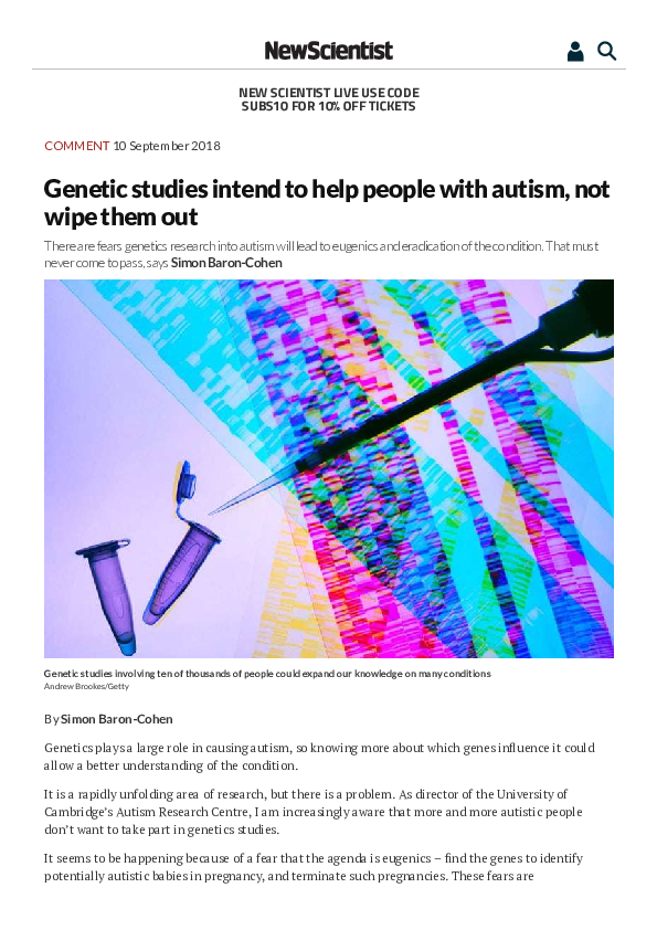 Genetic Studies Intend To Help People >> Pdf Genetic Studies Involving Ten Of Thousands Of People Could Genetic Studies Intend To Help People >> Pdf Genetic Studies Involving Ten Of Thousands Of People Could