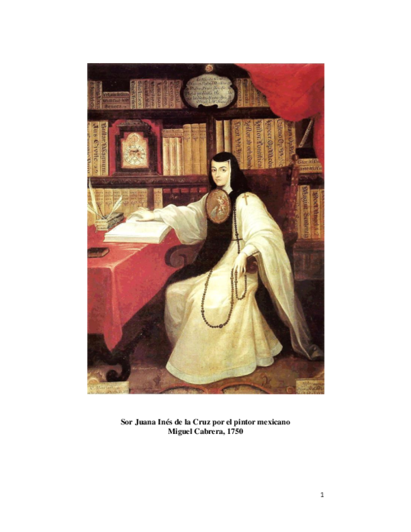 (DOC) Sor Juana Inés de la Cruz, mujer excepcional de Hispanoamérica Teresa Fernández Soneira (DOC) Sor Juana Inés de la Cruz, mujer excepcional de Hispanoamérica Teresa Fernández Soneira