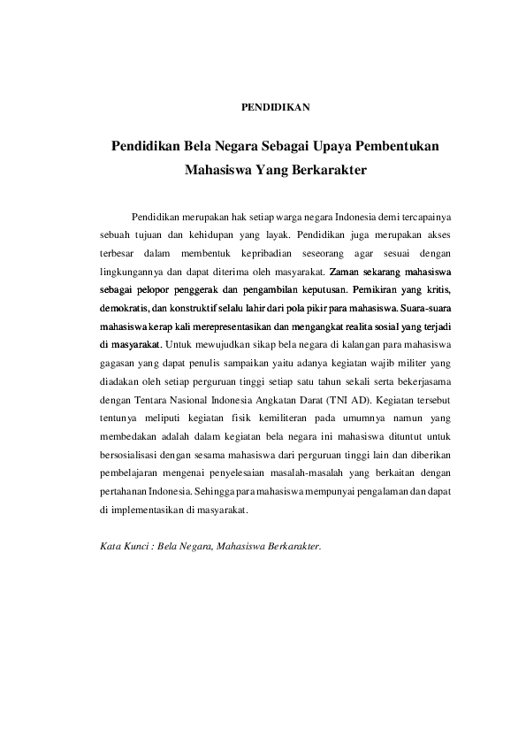 Tujuan bela negara picture