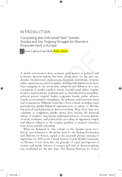 Quotas for women in politics image