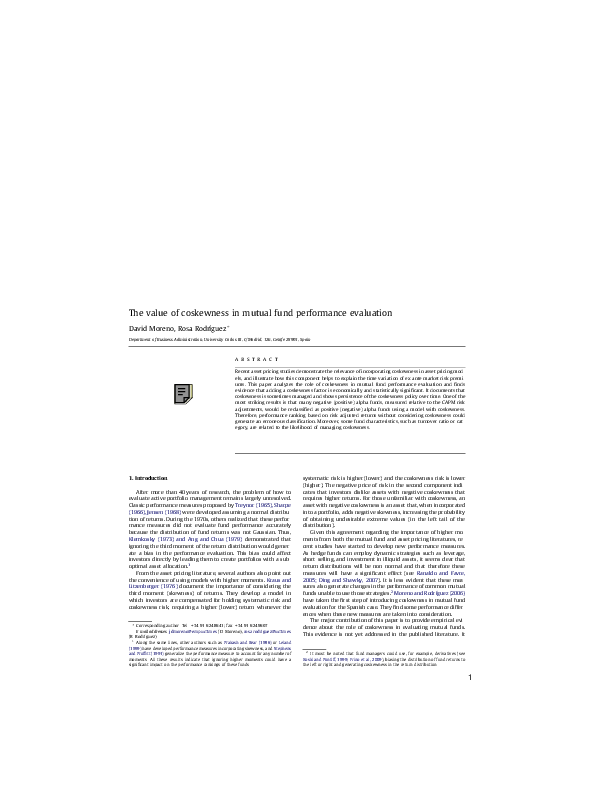 pdf-the-value-of-coskewness-in-mutual-fund-performance-evaluation