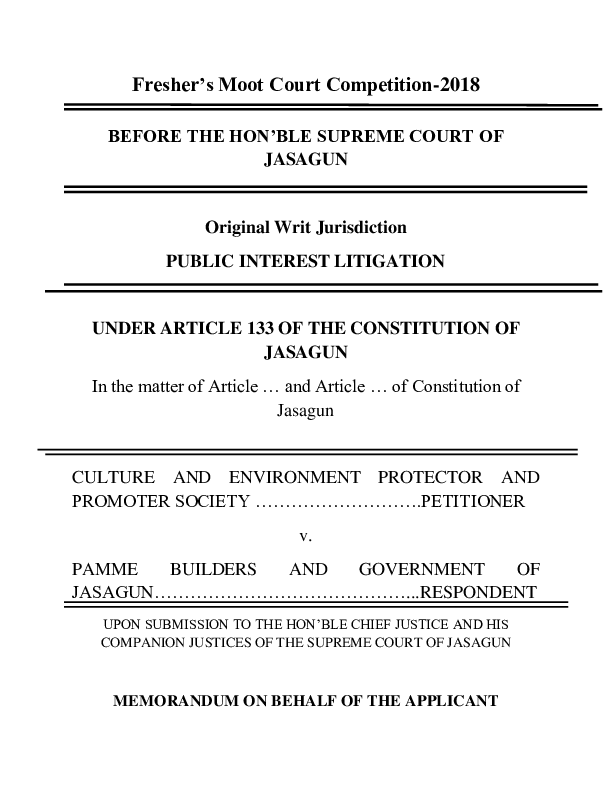 How to start a moot speech image