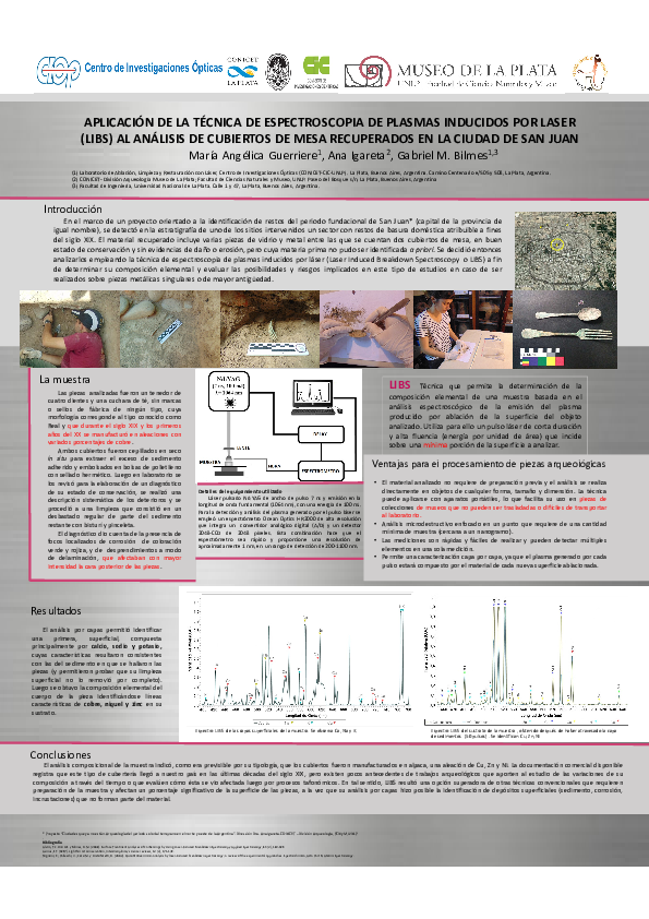 (PDF) Aplicación de la técnica de espectroscopia de plasmas inducida