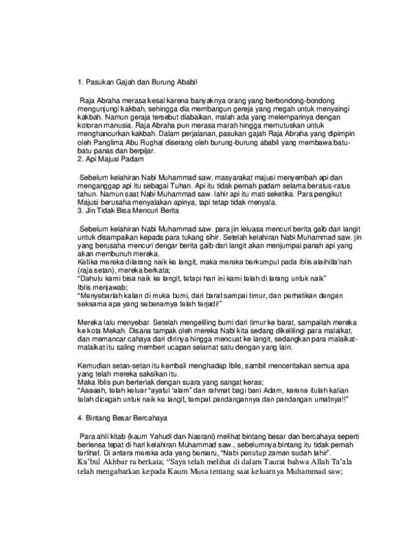 Doc Peristiwa Lahir Ke Indri Wanda Academia Edu