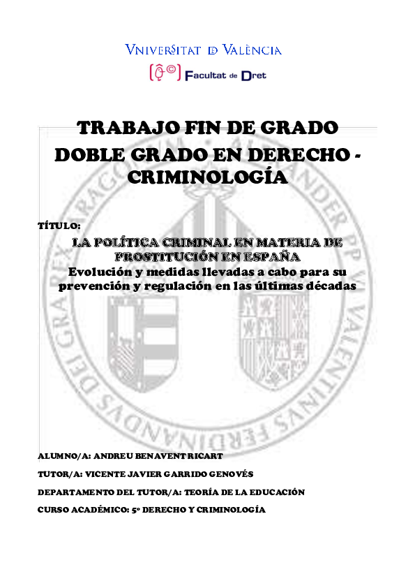 (PDF) TRABAJO FIN DE GRADO (1) pdf bueno Andreu Benavent Academia.edu