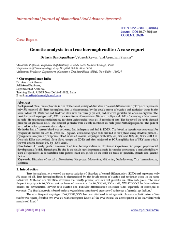 Hermaphroditism essay 07 image