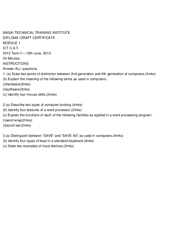 examples of word processing