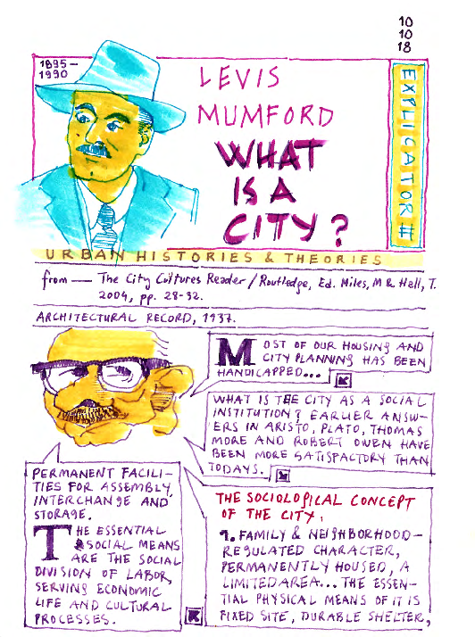 Lewis Mumford What Is A City