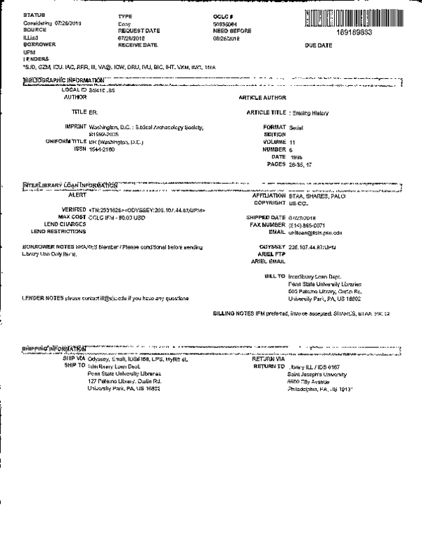 (PDF) Erasing HistoryThe Minimalist Assault on Ancient Israel Baruch