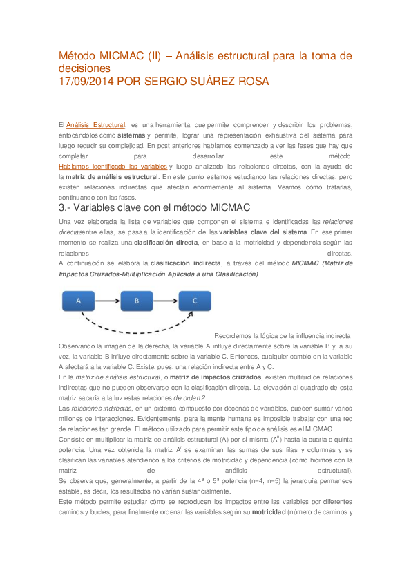 (PDF) Método MICMAC