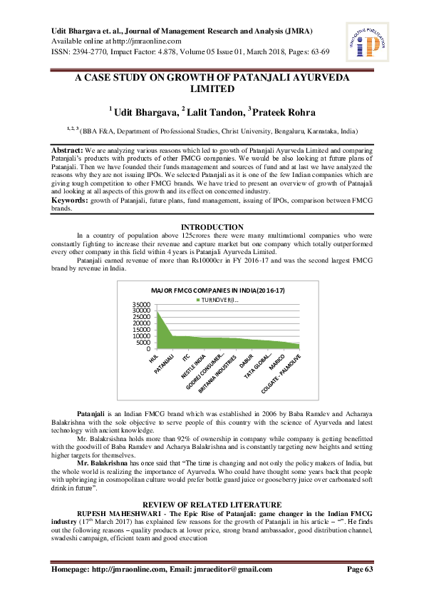 Research paper on patanjali pdf picture