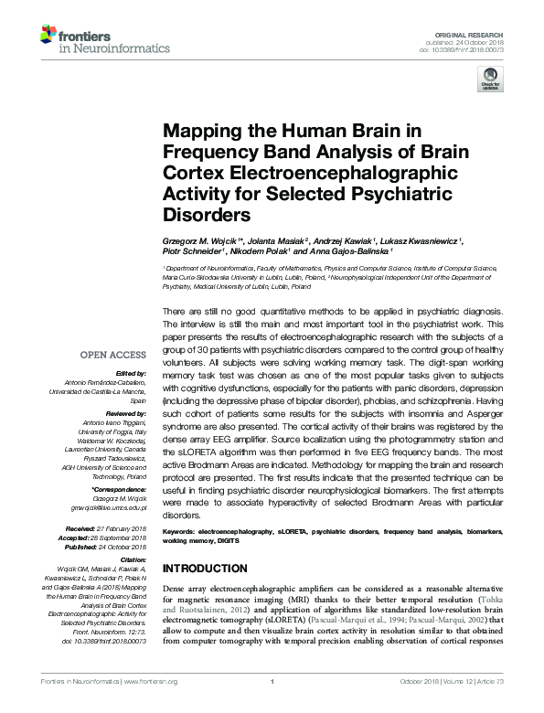 (PDF) Mapping the Human Brain in Frequency Band Analysis of Brain ...