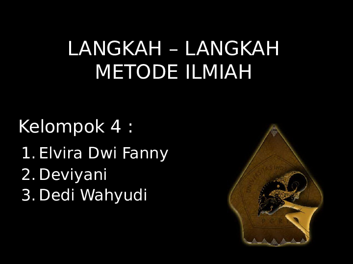  ppt langkah langkah metode ilmiah