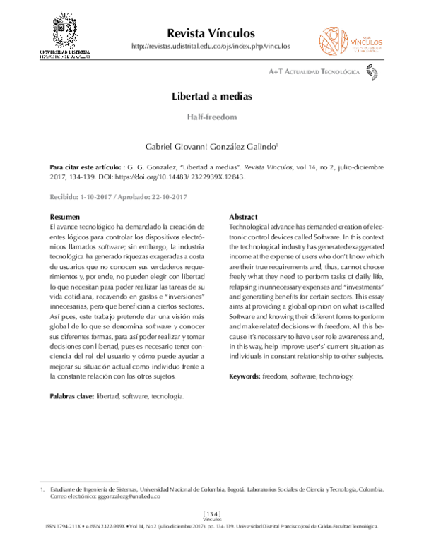 (PDF) Half-freedom