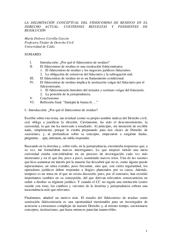 Fideicomiso essay picture