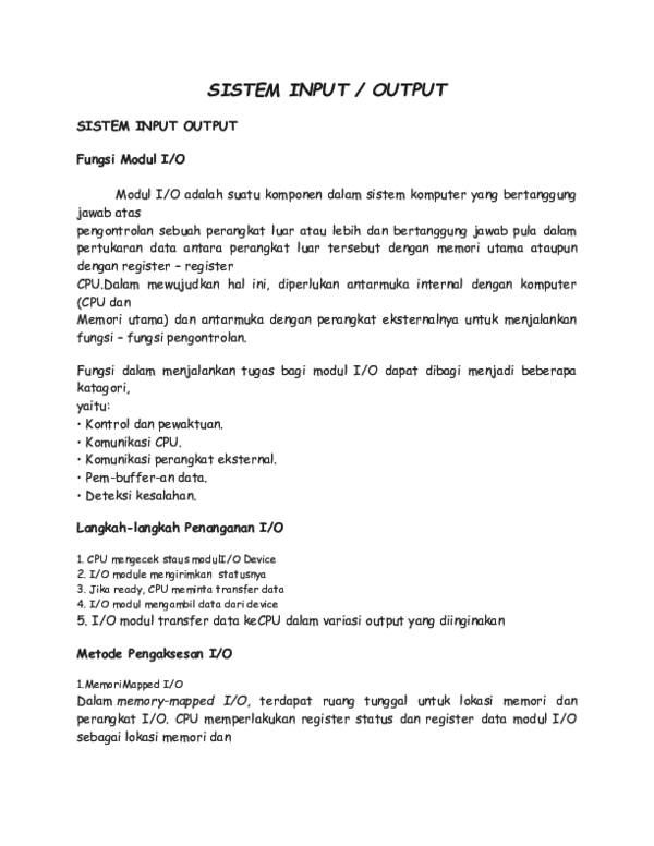 (DOC) INPUT DAN OUTPUT.docx | Dicky Tn - Academia.edu