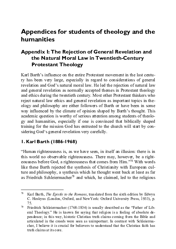 Karl barth writings picture