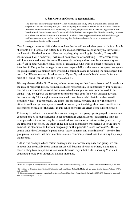 What is collective responsibility in 100 words image