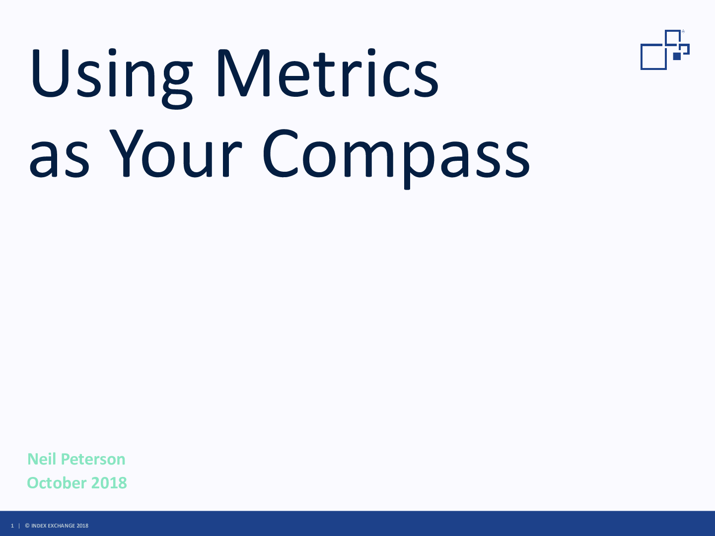 (PDF) Using Metrics as Your Compass