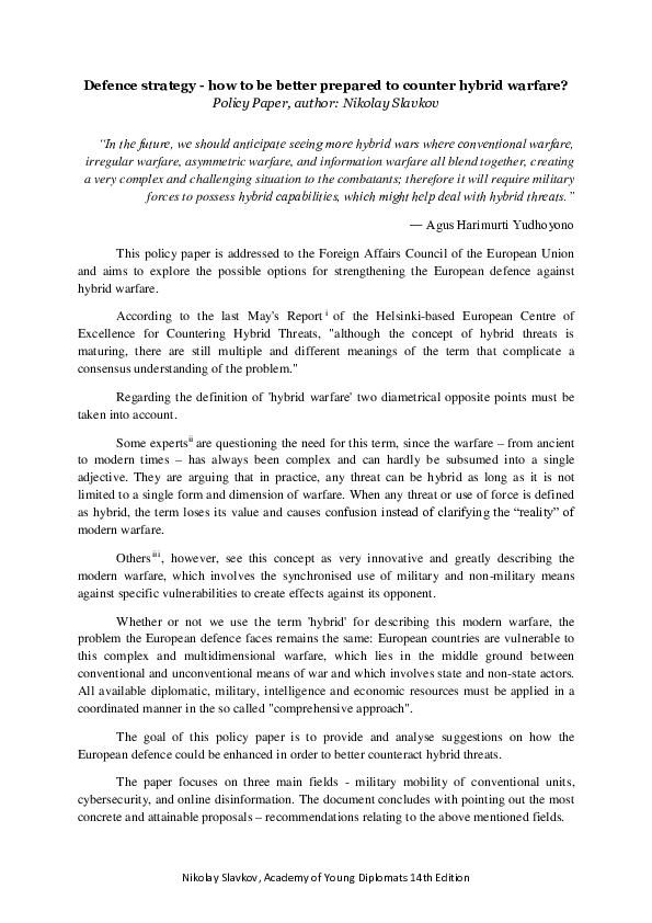 Military strategy pdf picture