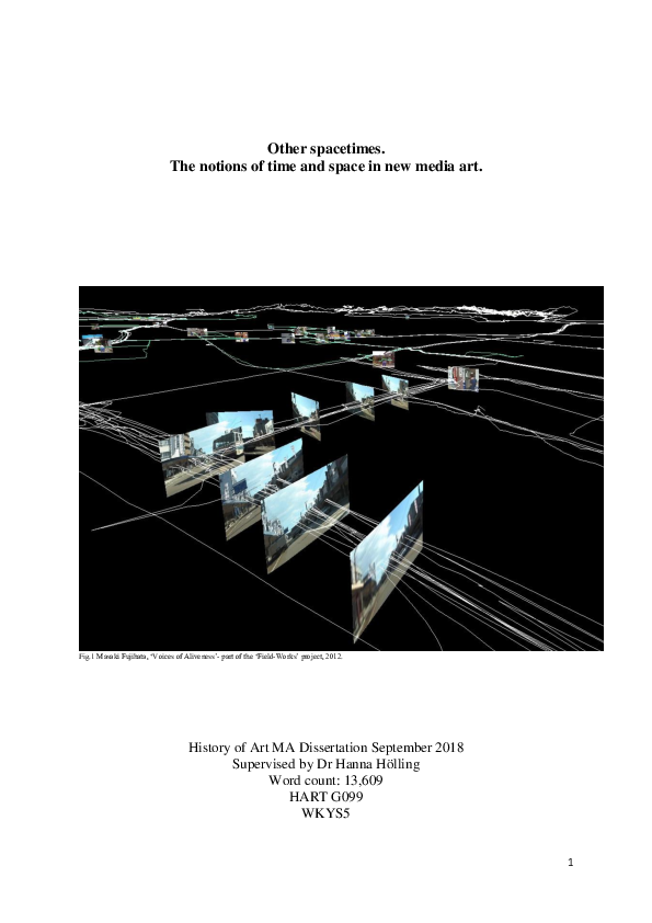 (PDF) MA Thesis: Other spacetimes. The notions of time and space in new ...