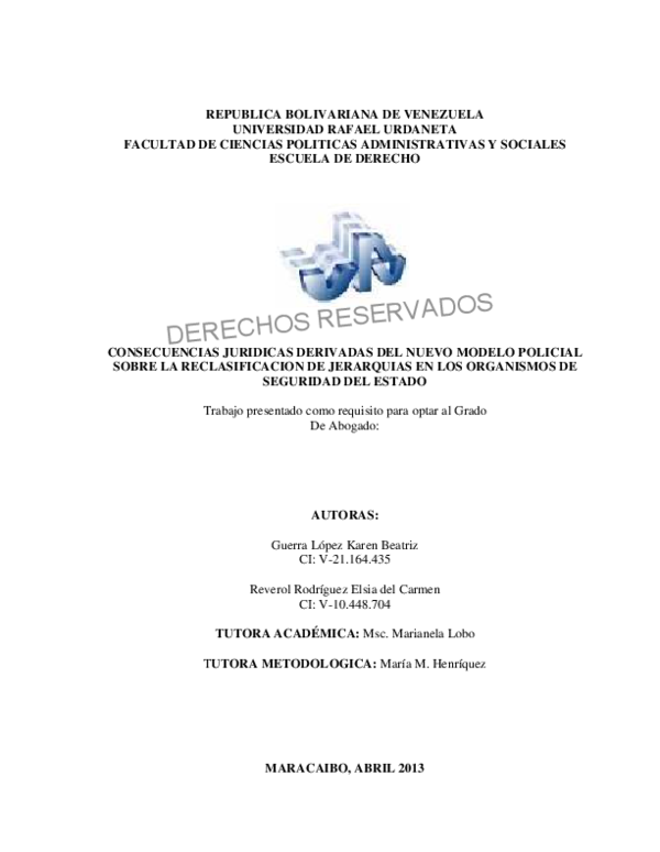 (PDF) REPUBLICA BOLIVARIANA DE VENEZUELA UNIVERSIDAD RAFAEL URDANETA ...