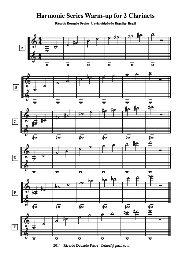 (PDF) Harmonic Series Warmup for 2 Ricardo Dourado Freire