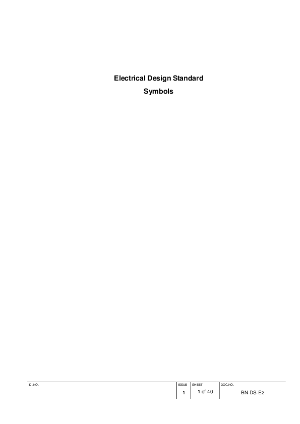 (PDF) Electrical Design Standard Symbols Ninh Tran Danh Academia.edu