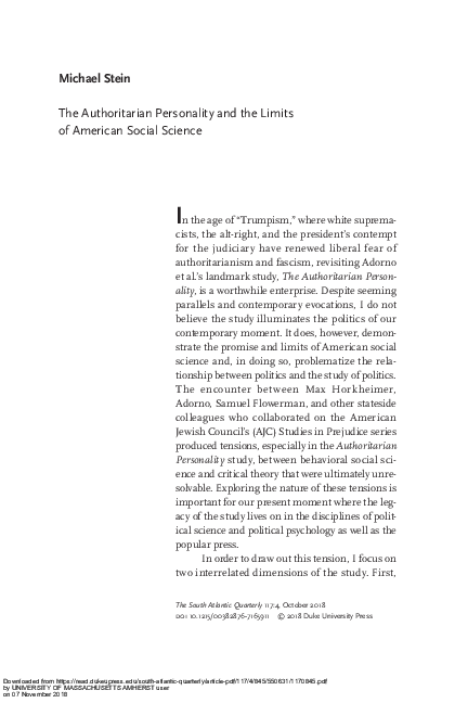 Authoritarian follower personality type image