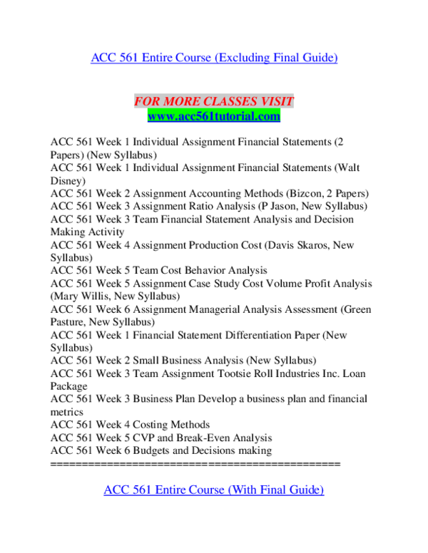 Essay on acc 561 students guide tutorialrankcom 08 picture