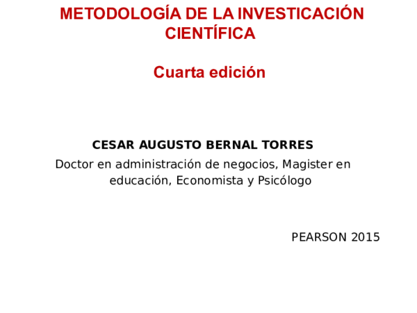 (PPT) Ppt metodologia bernal cuarta edicion | bryan tlema - Academia.edu