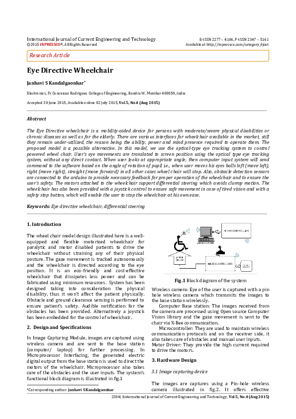 (PDF) Eye Directive Wheelchair Info Hub Tech Academia.edu