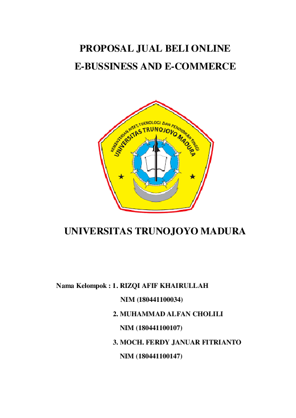 Proposal Jual Beli Online: Platform E-commerce untuk UMKM Binaan Desa Sukamakmur
