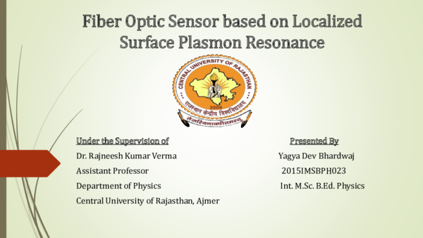 (PDF) Fiber Optic Sensor based on Localized Surface Plasmon Resonance ...