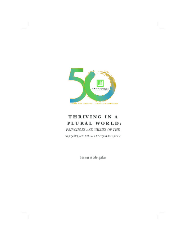 Pdf Excerpts Thriving In A Plural World Basma Abdelgafar Pdf