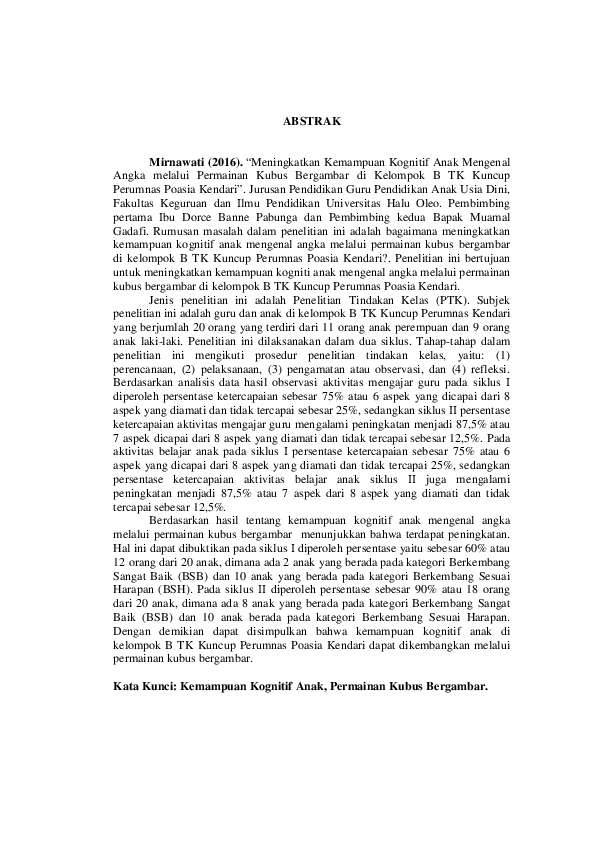 Abstrak Research Papers Academia Edu