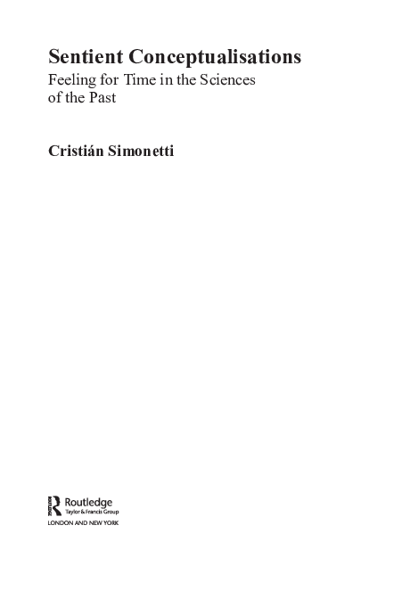 (PDF) Sentient Conceptualisations: Feeling for Time in the Sciences of ...