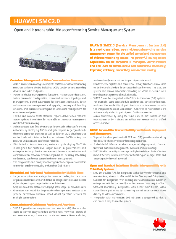 (PDF) Open and Interoperable Videoconferencing Service Management System